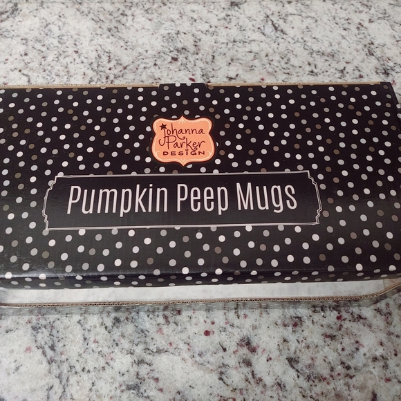 Johanna Parker Pumpkin Peep Mug Set Bat And Vampire - Picture 6 of 6